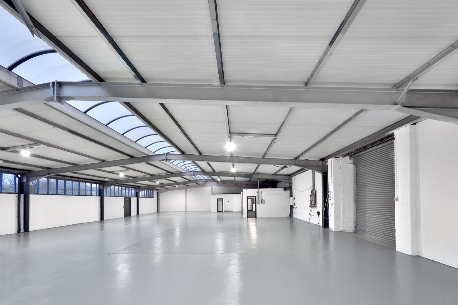 Warehouse interior at the Armadale industrial unit, West Lothian